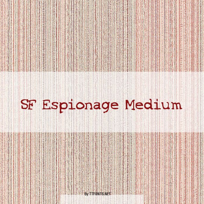SF Espionage Medium example